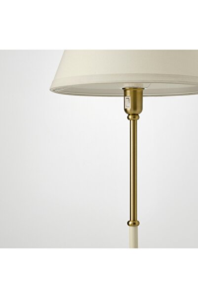 erorex Floor lamp, brass/beige