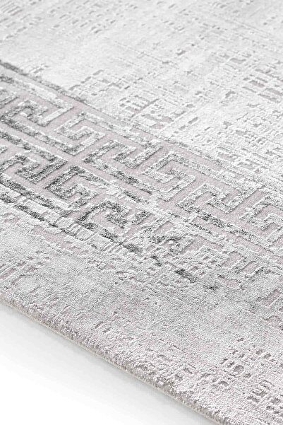 GÜMÜŞSUYU Black&Brown Doğal İplik Dikdörtgen Makine Halısı 160x230