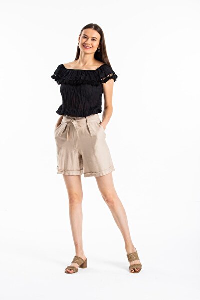 Pitti Beige Women's Shorts & Bermuda - Model 40200