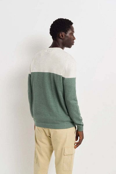 Springfield Basic Color Block Sweater