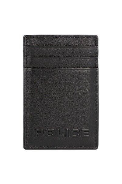 Police PT389-08536 Kreditkartenetui Leder 7 cm mit Geldscheinklammer