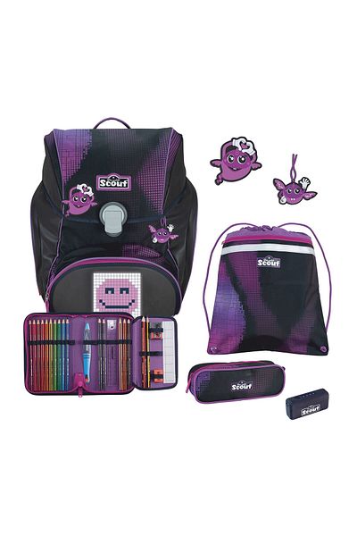 Scout Set de ghiozdane școlare Alpha Movie Star, 5 piese
