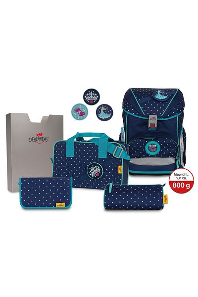DerDieDas ErgoFlex Buttons Schulranzen-Set 5tlg.