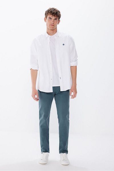 Springfield Slim Fit Coloured Trousers