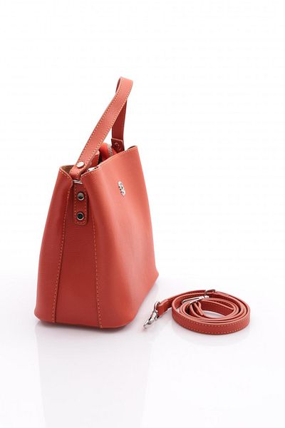 DGN Brick Color Women's Bag - Back Pocket Detail, Open Design 41653431