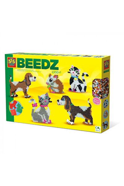 SES Creative Set creativ pentru copii - Mărgele termoizolante Beedz cu animale