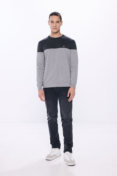 Springfield Basic Color Block Sweater