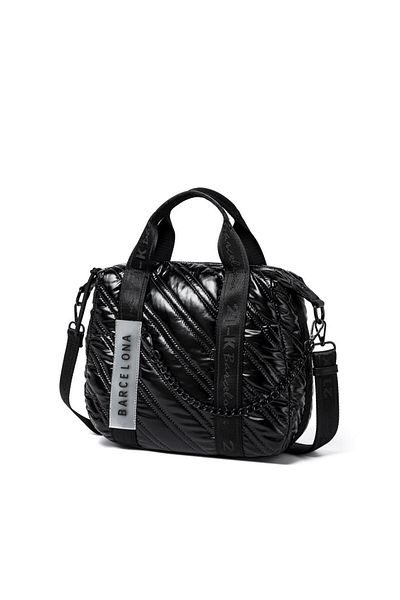 BARCELONA 21K 21K Barcelona Women's Shiny Fabric Hand-Held Shoulder Bag 3255