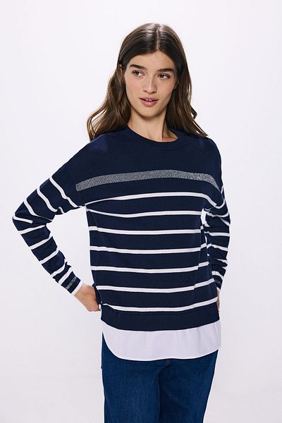 Springfield Cotton-combined "love" Sweater