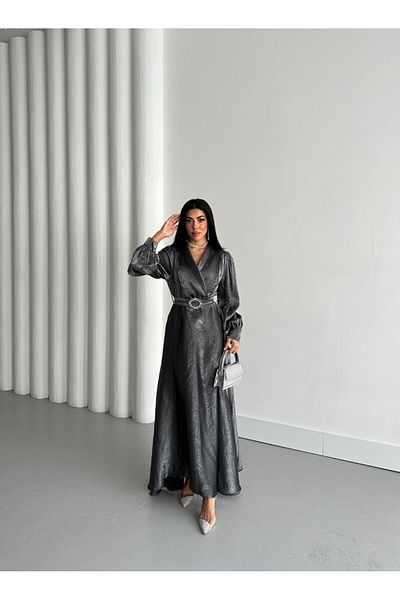 wiwa Women's Satin Belted Dress