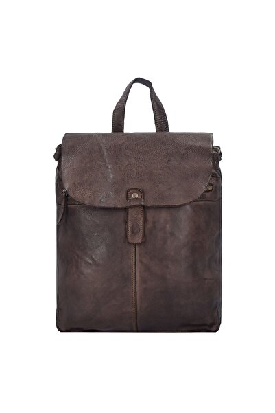 Harold's 33 cm Leder-U-Boot-Rucksack