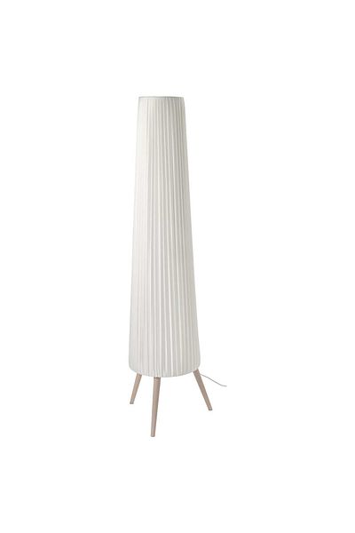 IKEA ÖKENSAND Floor Lamp, Beech/White