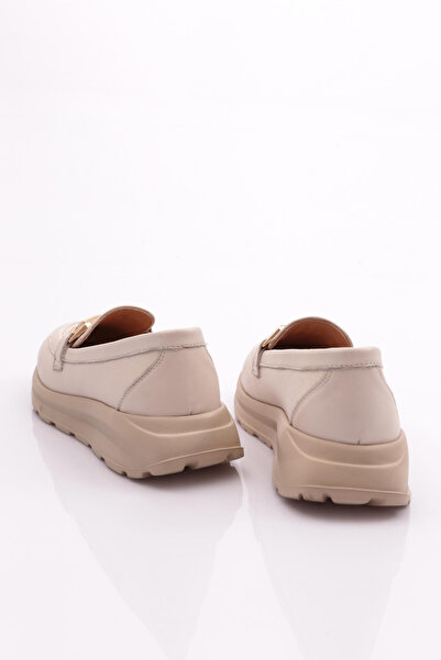 DGN Kadın Loafer Ayakkabı Ekru 56102678