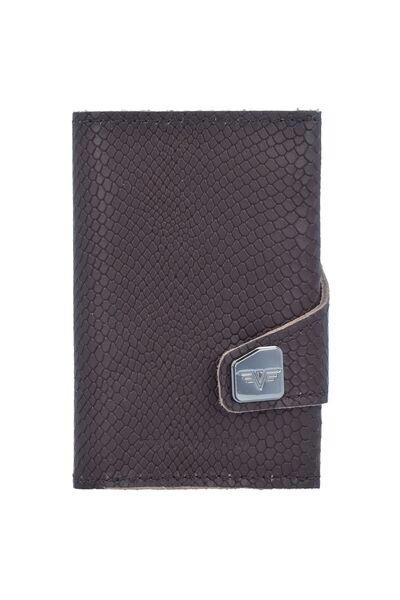 Tru Virtu Click & Slide Kreditkartenetui Geldbörse RFID Leder 6,5 cm