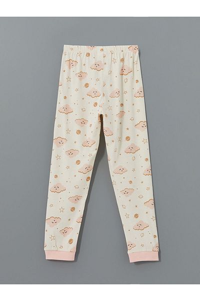 LC Waikiki Lcw Kids Pink Girls' Sleepwear Bottom with Elastic Waist