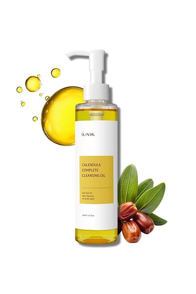 iUNIK iUNIK Calendula Complete Cleansing Oil 200 ml - Odličovací olej s měsíčkovým olejem