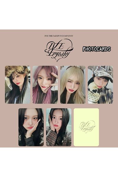 Kpop Dünyasi Ive'' Empathy'' Photocards Set Me Ver.