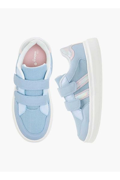 Little Missy Little Missy Panelled Sneakers with Hook and Loop Closure