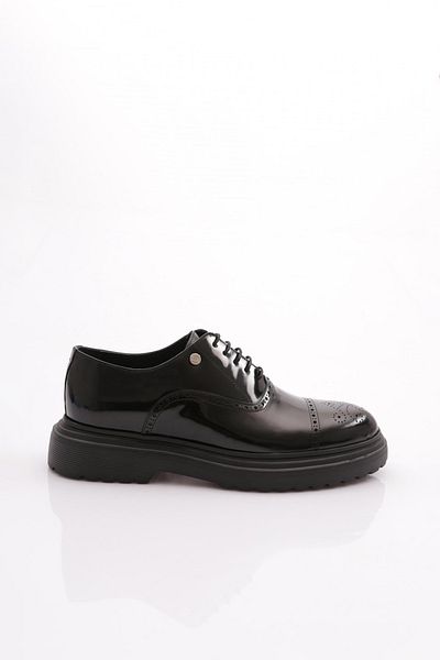 DGN Black Open Men's Oxford Shoes # 211643641