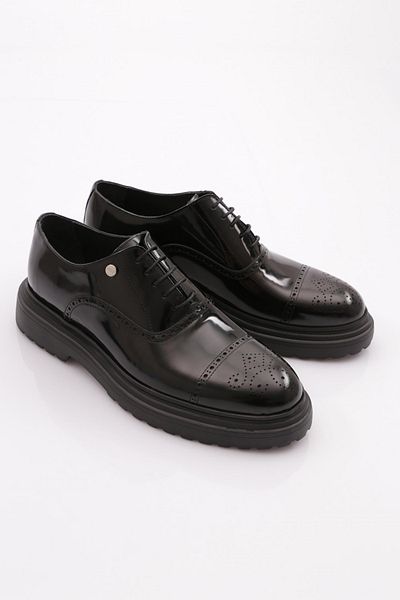 DGN Black Open Men's Oxford Shoes # 211643641