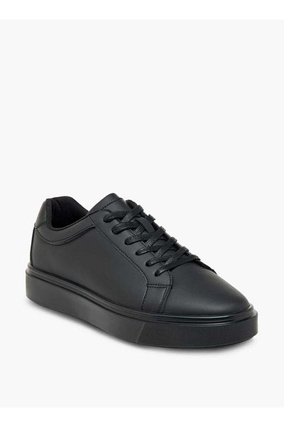 LBL by Shoexpress LBL by Shoexpress Solid Ankle Sneakers with Lace-Up Closure