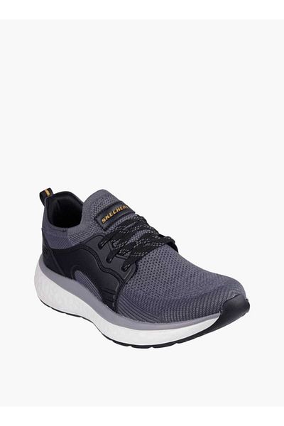 SKECHERS Men's Logo Detail Sports Shoes with Lace-Up Closure - LANCER
