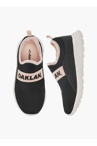 Oaklan by Shoexpress Logo Detail Slip-On Sneakers with Pull Tabs