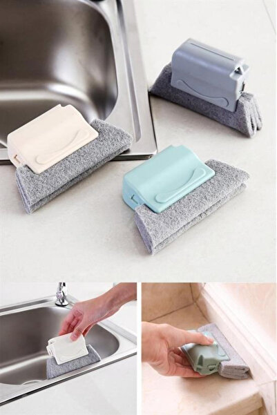 BAYSA فرشاة تنظيف حافة النوافذ وعتبة الباب (13x8x4)