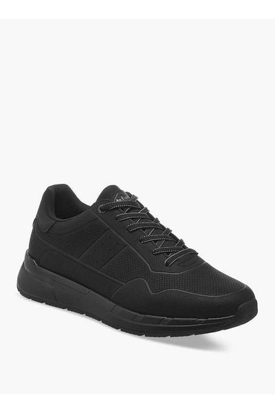 Lee Cooper Men's  Perforated Detail Lace-Up Sneakers