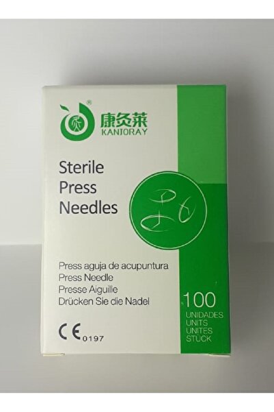 KANJORAY 0.22 x 1.5 mm Press Needle Kalıcı Kulak İğnesi 100 adet