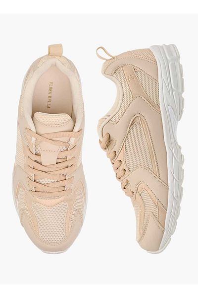Flora Bella by Shoexpress Flora Bella Panelled Sneakers with Lace-Up Closure