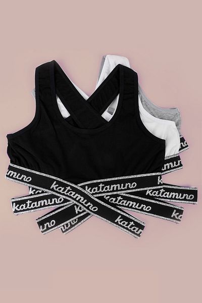 GRI MOR TEKSTIL 3 CSOMAG LÁNYOK PAMUT KERESZT MELL