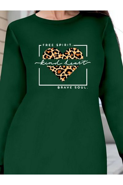 Bay Şapkacı Silky Women's Long Sleeve Crew Neck Patterned Viscose Two Thread Blouse