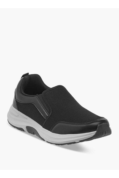 LBL by Shoexpress LBL by Shoexpress Panelled Slip-On Sneakers with Pull Tabs