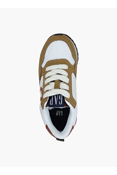 GAP Boys' Panelled Sneakers with Lace-Up Closure - NEW YORK II