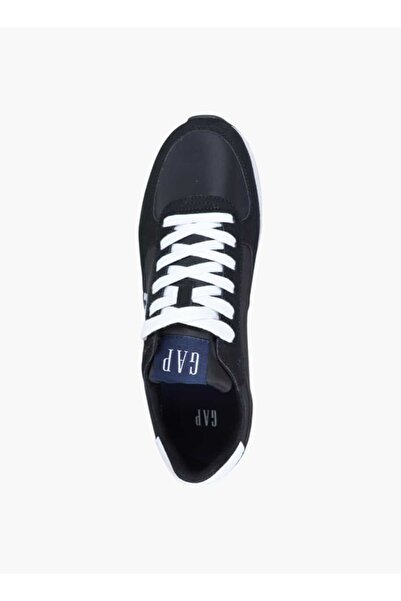 GAP Men's Logo Print Sneakers with Lace-Up Closure