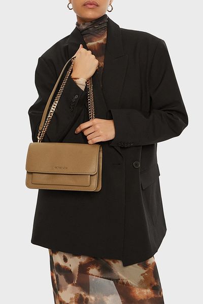 Michael Kors Adjustable Logo Leather Strap Bag 30T4Gc7L3T297