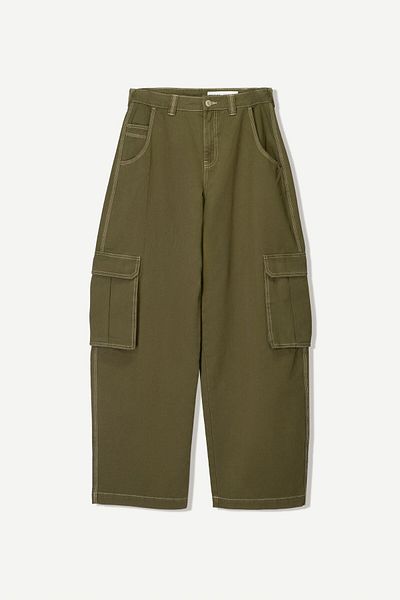 Bershka Barrel utility trousers