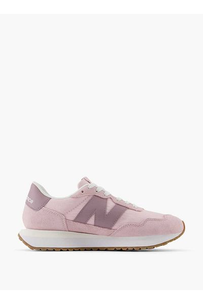 New Balance Women's Logo Detail Lace-Up Sneakers - 237