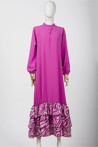 Invee Rochie de culoare fuchsia model INVEE 6807