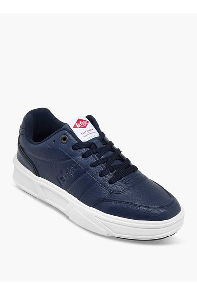 Lee Cooper Men's Logo Detail Lace-Up Ankle Sneakers