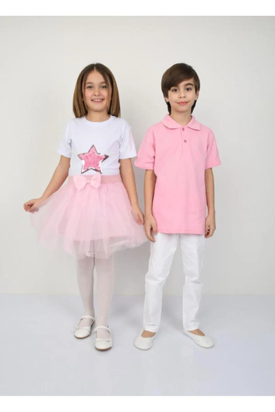 NOBLE STORE 23 Απριλίου ΚΟΡΙΤΣΙΑ TSHIRT Tutu Φούστα Συνδυασμός Αγόρια Παιδικά...