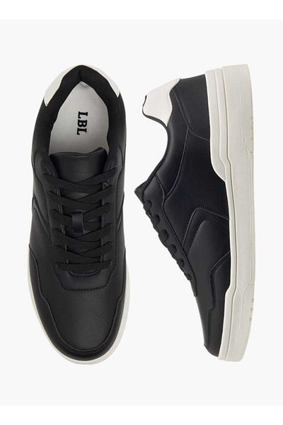 LBL by Shoexpress LBL by Shoexpress Panelled Sneakers with Lace-Up Closure