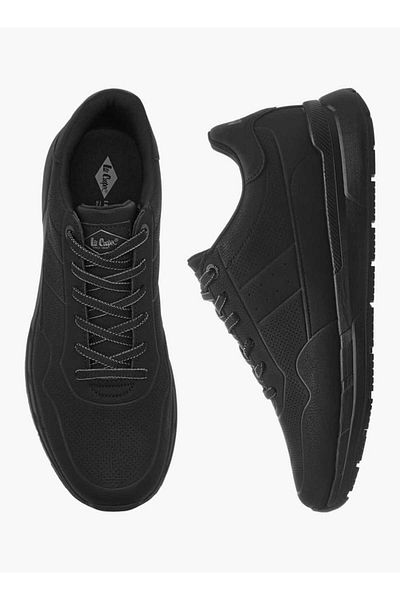 Lee Cooper Men's  Perforated Detail Lace-Up Sneakers