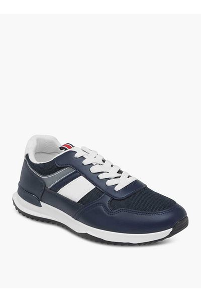 LBL by Shoexpress LBL by Shoexpress Panelled Sneakers with Lace-Up Closure