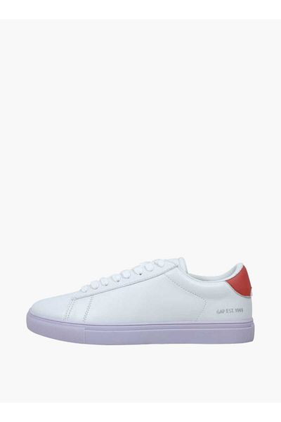 GAP Women's Panelled Sneakers with Lace-Up Closure - MEMPHIS