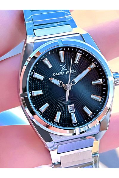Daniel Klein Steel Cord Calendar Dial 3 Atm Water Resistant Men's Wrist Watch EDK.1.13567-5