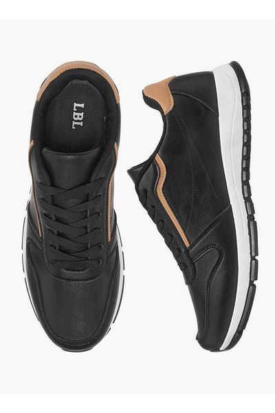 LBL by Shoexpress LBL by Shoexpress Panelled Sneakers with Lace-Up Closure