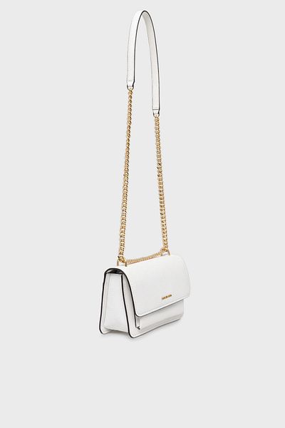 Michael Kors Adjustable Logo Bag - Genuine Leather with Strap Chain 30T4Gc7L3T085 Model