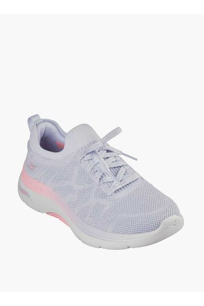 SKECHERS Skechers Women's Textured Slip-On Sports Shoes with Lace Detail